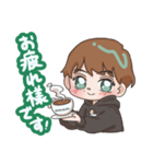 mmmmと一緒！あっぴーVer.（個別スタンプ：1）