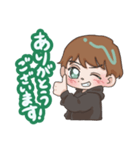 mmmmと一緒！あっぴーVer.（個別スタンプ：3）