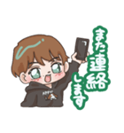mmmmと一緒！あっぴーVer.（個別スタンプ：4）
