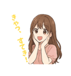 ふわりと優しく、想いを届けるスタンプ（個別スタンプ：3）