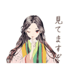小町さんの和歌で返信★雅（個別スタンプ：9）