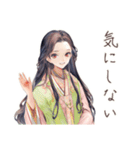 小町さんの和歌で返信★雅（個別スタンプ：30）