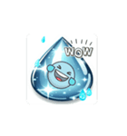 #雨粒 *move（個別スタンプ：3）