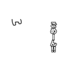 動く白いやつ（個別スタンプ：12）