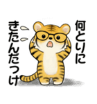 とらさん ♡ シニアさんあるある(デカ文字)（個別スタンプ：4）