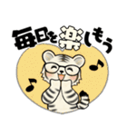 とらさん ♡ シニアさんあるある(デカ文字)（個別スタンプ：27）
