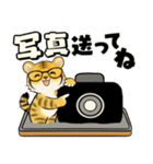 とらさん ♡ シニアさんあるある(デカ文字)（個別スタンプ：35）