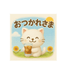 なつが好きな猫（個別スタンプ：3）