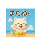 なつが好きな猫（個別スタンプ：24）