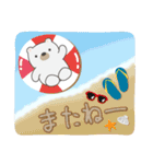 くまさんの優しい夏！（個別スタンプ：35）