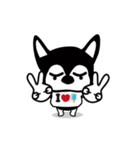 チワワのダブ。アイ♡アイス（個別スタンプ：18）