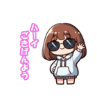 三頭身のチビキャラ（個別スタンプ：5）