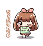 三頭身のチビキャラ（個別スタンプ：7）