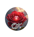 美しい薔薇.雲海.森.Beautiful rose（個別スタンプ：6）