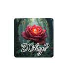 美しい薔薇.雲海.森.Beautiful rose（個別スタンプ：22）