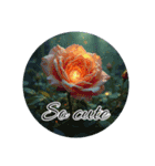 美しい薔薇.雲海.森.Beautiful rose（個別スタンプ：24）