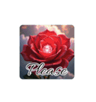 美しい薔薇.雲海.森.Beautiful rose（個別スタンプ：31）