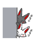 キツネの白狐くんと黒狐くんの日常。（個別スタンプ：22）