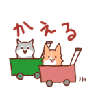 コーギーと柴犬！（個別スタンプ：28）
