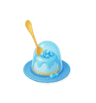 Girly Cafe - Blue ver.（個別スタンプ：36）