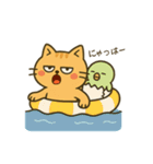 だってねこだもの 猫の夏休み編（個別スタンプ：20）