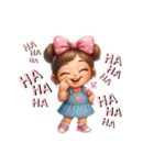 かわキュン女の子スタンプ（個別スタンプ：9）