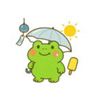 カエルのお天気スタンプ6（個別スタンプ：4）