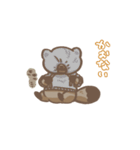 たぬきのたぬ にちじょうのまき（個別スタンプ：1）