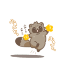 たぬきのたぬ にちじょうのまき（個別スタンプ：16）