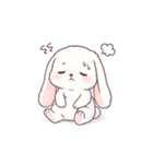 もふもふうさぎのごきげんタイム（個別スタンプ：11）
