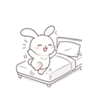 もふもふうさぎのごきげんタイム（個別スタンプ：20）
