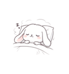 もふもふうさぎのごきげんタイム（個別スタンプ：22）