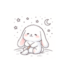 もふもふうさぎのごきげんタイム（個別スタンプ：23）