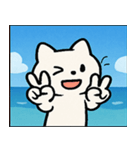 海のネコ@SFW（個別スタンプ：2）