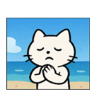 海のネコ@SFW（個別スタンプ：3）