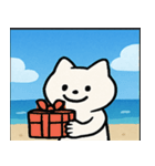 海のネコ@SFW（個別スタンプ：7）