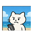 海のネコ@SFW（個別スタンプ：8）