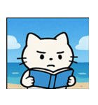 海のネコ@SFW（個別スタンプ：9）