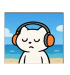 海のネコ@SFW（個別スタンプ：11）