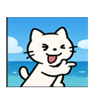 海のネコ@SFW（個別スタンプ：14）