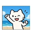 海のネコ@SFW（個別スタンプ：16）