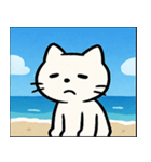 海のネコ@SFW（個別スタンプ：17）