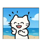 海のネコ@SFW（個別スタンプ：22）