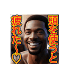 ※頭が悪いゲイの黒人（個別スタンプ：17）