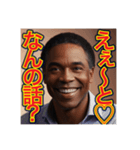 ※頭が悪いゲイの黒人（個別スタンプ：25）