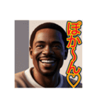※頭が悪いゲイの黒人（個別スタンプ：31）