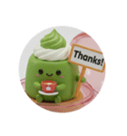抹茶ケーキちゃん(丸型)（個別スタンプ：4）