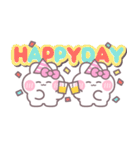 ニコイチうしゃぎ！！夏ピンク（個別スタンプ：31）