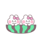 ニコイチうしゃぎ！！夏ピンク（個別スタンプ：40）