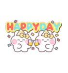 ニコイチうしゃぎ！！夏黄色（個別スタンプ：31）